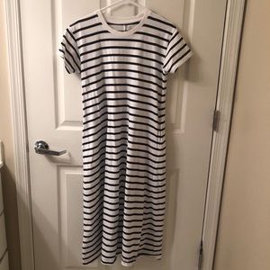 MUJI striped t-shirt dress